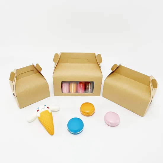 New Design DIY Birthday Mini Cake Box Customized Disposable Food Packaging Cake Box