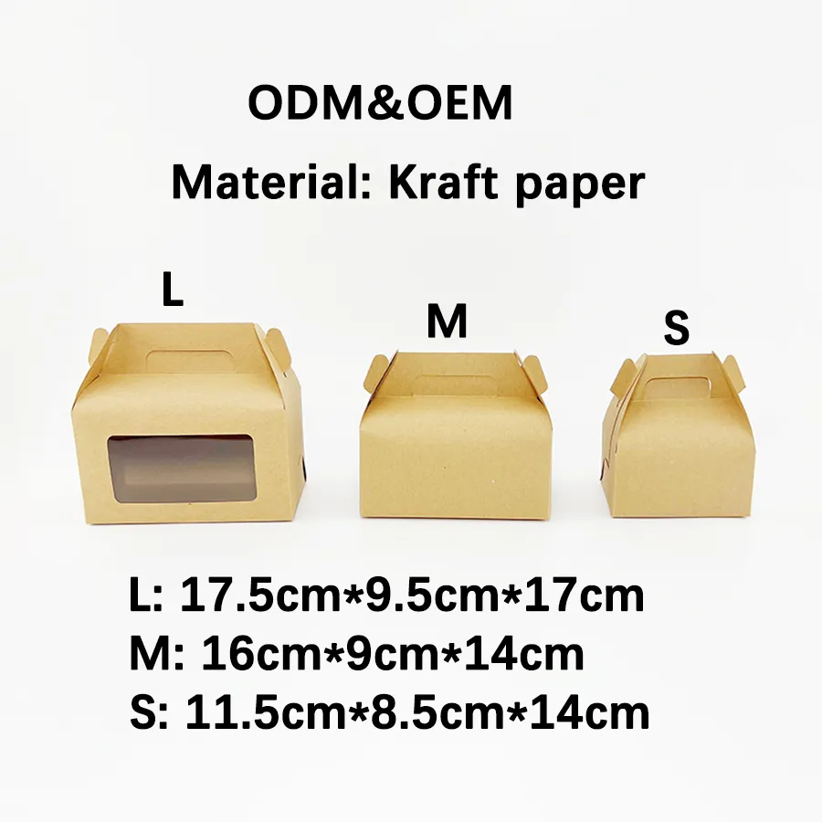 Exquisite Paper Cake Box Party Cardboard Custom Printing Paper Boxes with Window