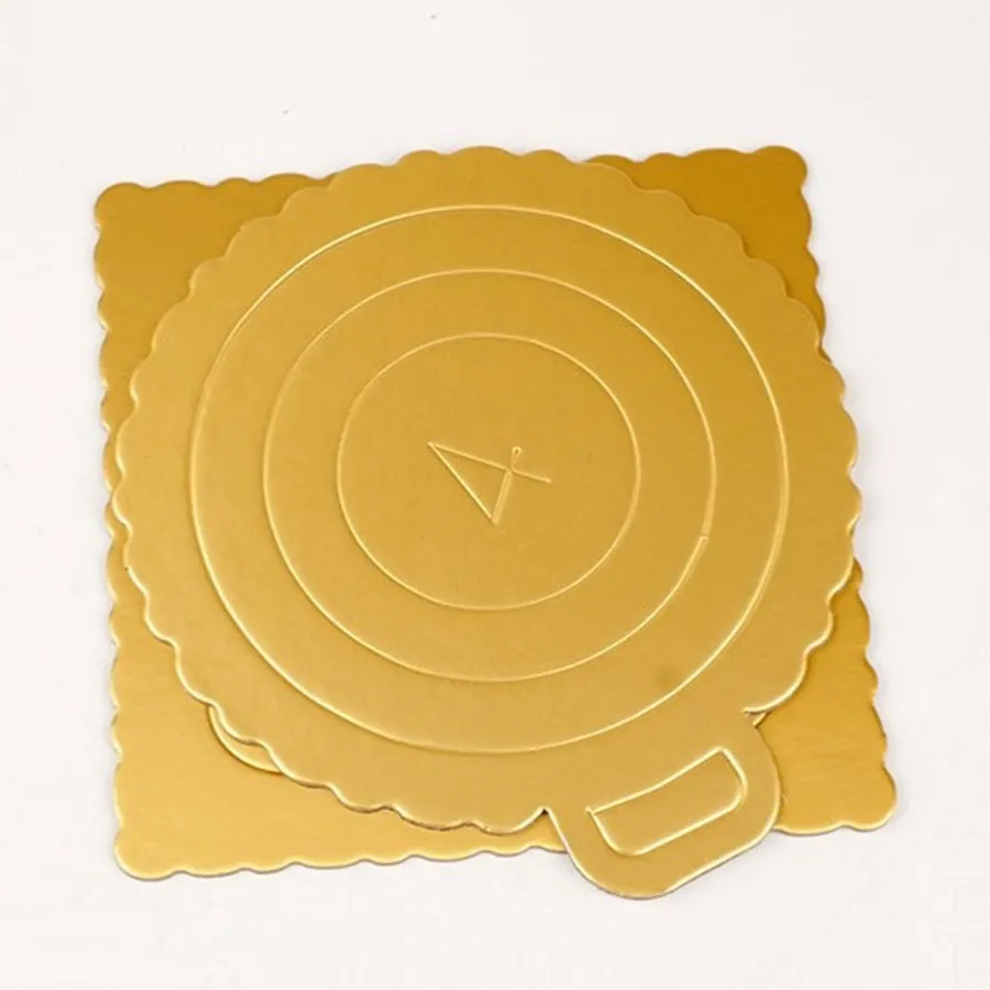 Customize Cake Board Gold Silver White Corrugated Cake Board Cake Paper Board Base