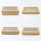 5inch Factory Hot Sale Kraft Paper Cake Box with Window Birthday Cake Packing Box