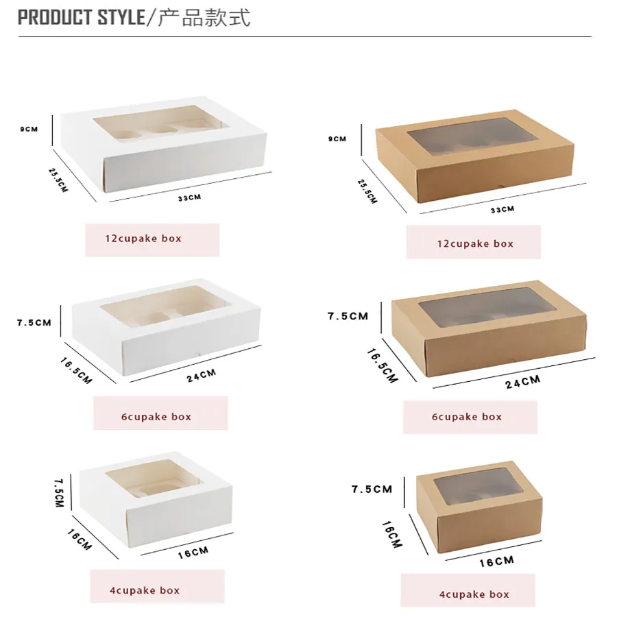 Custom Food Cake Box Wholesale Paper Cake Box Paper Birthday Party Exquisite Cake Box