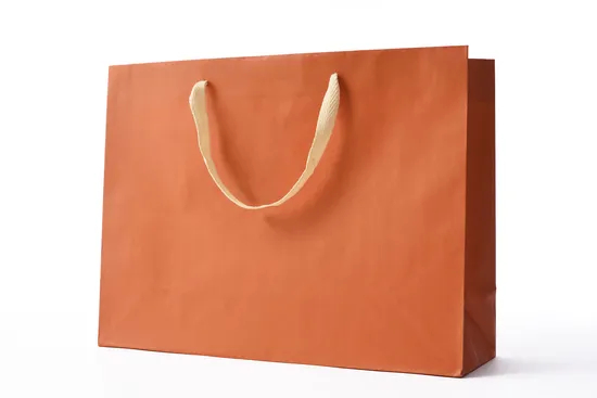 Wholesale Full Customized Logo Printed Shopping Paper Bag with Handle Brown and White Kraft Paper Bags with Your Own Logo