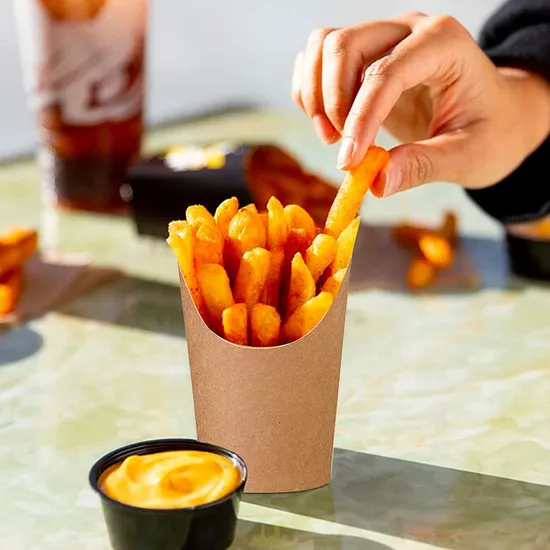 Custom Burger and Chips Paper Packaging Box Burger Fries Paper Box Cheap Burger Box Custom