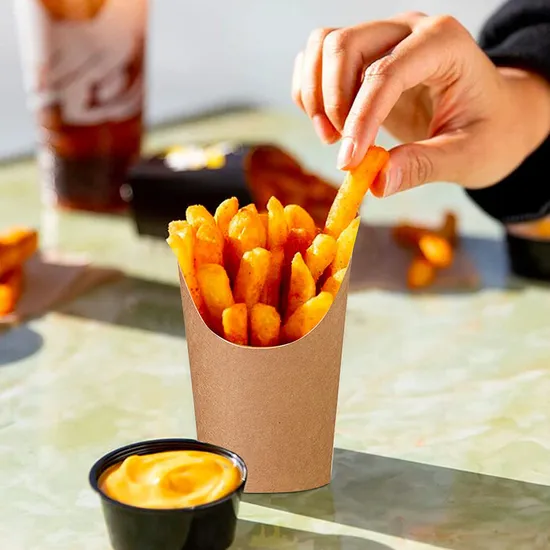 Custom Burger and Chips Paper Packaging Box Burger Fries Paper Box Cheap Burger Box Custom