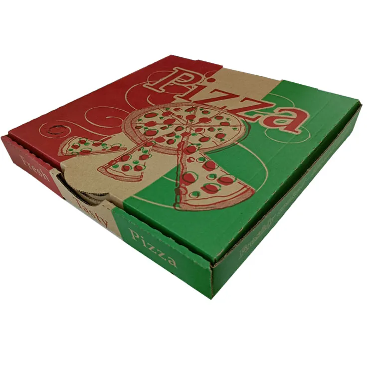 Wholesale Factory Biodegradable Pizza Cardboard Custom Logo Size Printed Pizza Box