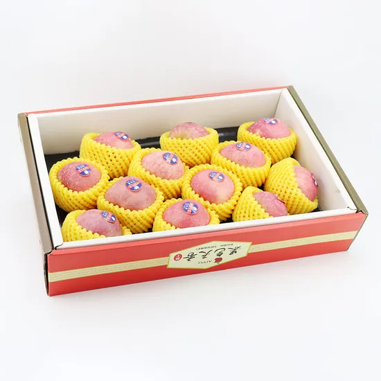 Biodegradable Corrugated Shipping Box Apple Fruit Paper Packing Box