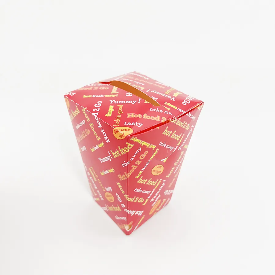 Custom Printed Eco-Friendly Popcorn Box Fried Chicken Packaging Boxes Factory Cheap Custom Shape Recyclable Paper Chip Box