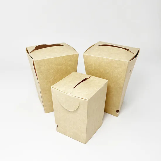 Biodeqradable Brown Cardboard Cups Snack Fast Food Packaqing Cinema Popcorn Box Chicken Popcorn Box