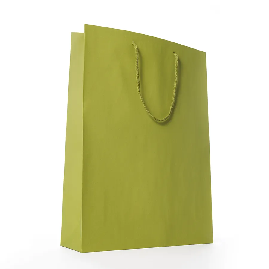Customized Recycled Brown Waterproof Portable Handbag with Kraft Paper Bag