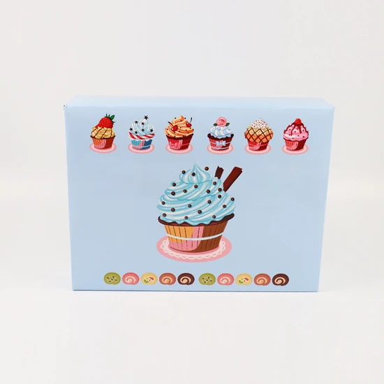 6inch Eco Friendly Customized Churros Fritters Sauce DIP Tray Box Cake Donuts Sushi Brownie Cookiespacking Box with Inserts