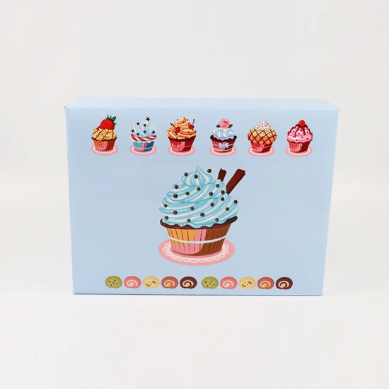 6inch Eco Friendly Customized Churros Fritters Sauce DIP Tray Box Cake Donuts Sushi Brownie Cookiespacking Box with Inserts