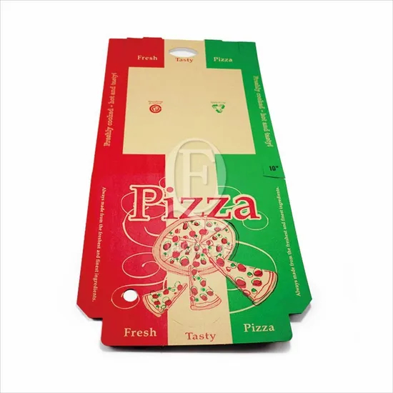 Easy to Fold Moisture Resistance Customized Paper Pizza Box for Social Gathering
