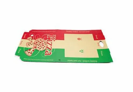 Oil-Proof Coating Compact Structure Customized Paper Cardboard Box for Late Night Takeaway