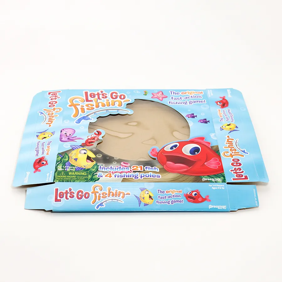 Wholesale Toy Box Full Color Luxury Shipping Boxes Paper Cardboard Kids Gift Box Colored Display Boxes with Window
