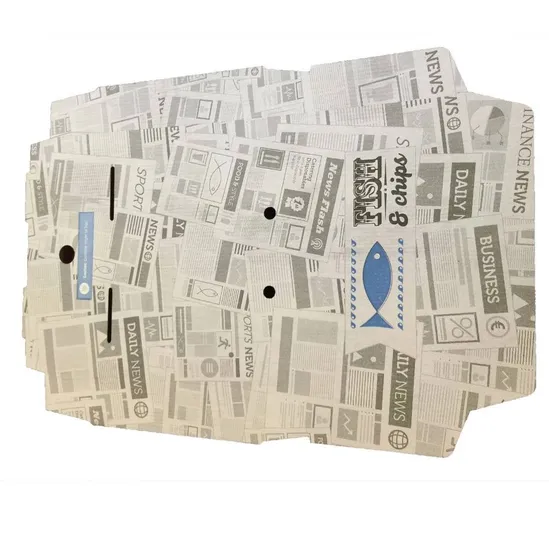 View Larger Image Add to Compare Share Biodegradable Fish and Chips Packaging Boxes Corrugated Paper Box