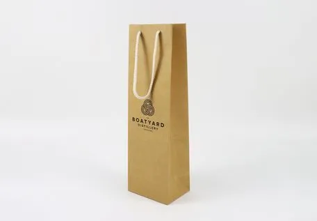 Foldable Bottom Self-Adhesive Closure Packaging Paper Bag for Coffee Shops and Teahouses