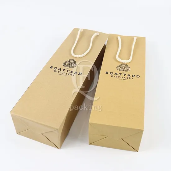 Foldable Bottom Self-Adhesive Closure Packaging Paper Bag for Coffee Shops and Teahouses