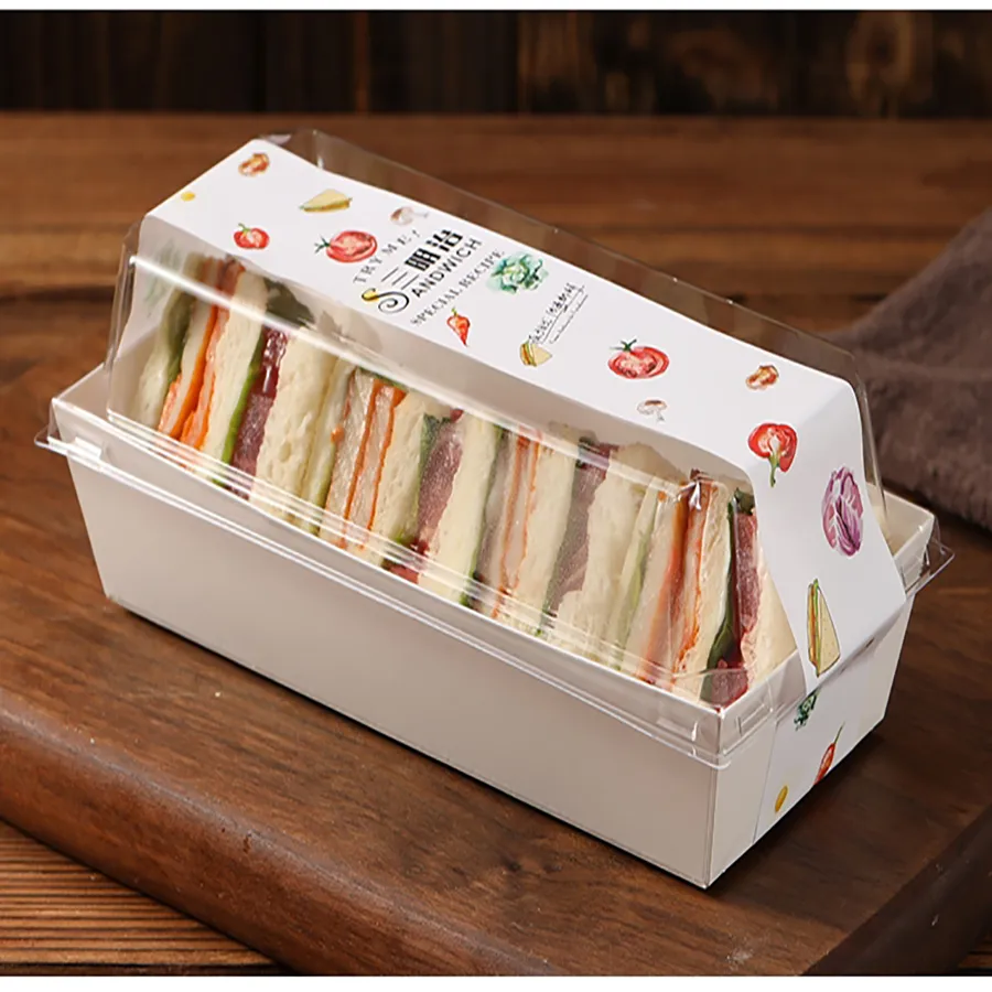 Wholesale Cheap Custom Logo Cupcake Box Cake Boxes with Handle Kraft Paper Cake Packaging Customized Tall White Cake Box