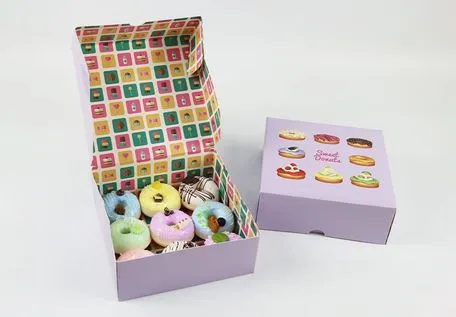 Foldable Anti-Extrusion Customized Take out Paper Cake Boxes for Birthday Party