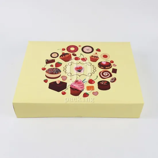 Foldable Anti-Static Design Birthday Cake Packaging Box for Travel and Leisure Activities