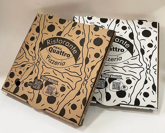 High Quality 2023 Latest Design Paper Pizza Box Wholesale Customized Size and Style Pizza Box