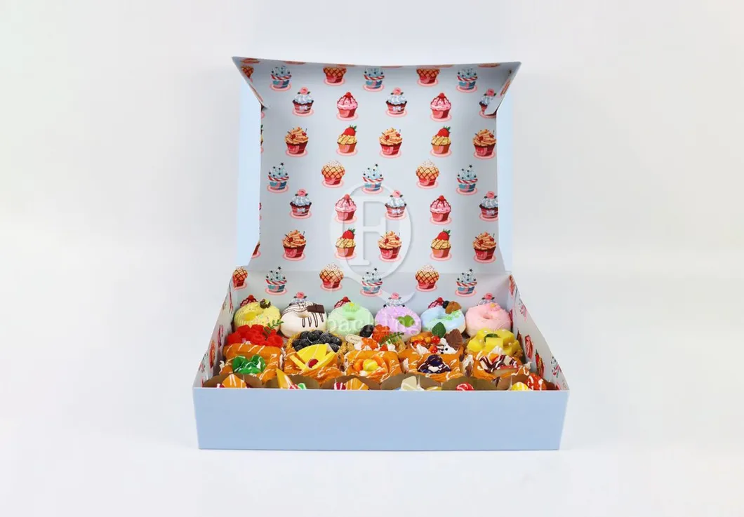 Multiple Sizes Reusable Customized Cardboard Sheet Cake Boxes for Birthday Party