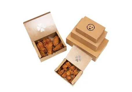 Environmentally Friendly Materials Oil-Proof Customized Disposable Paper Snack Boxes for Snacks