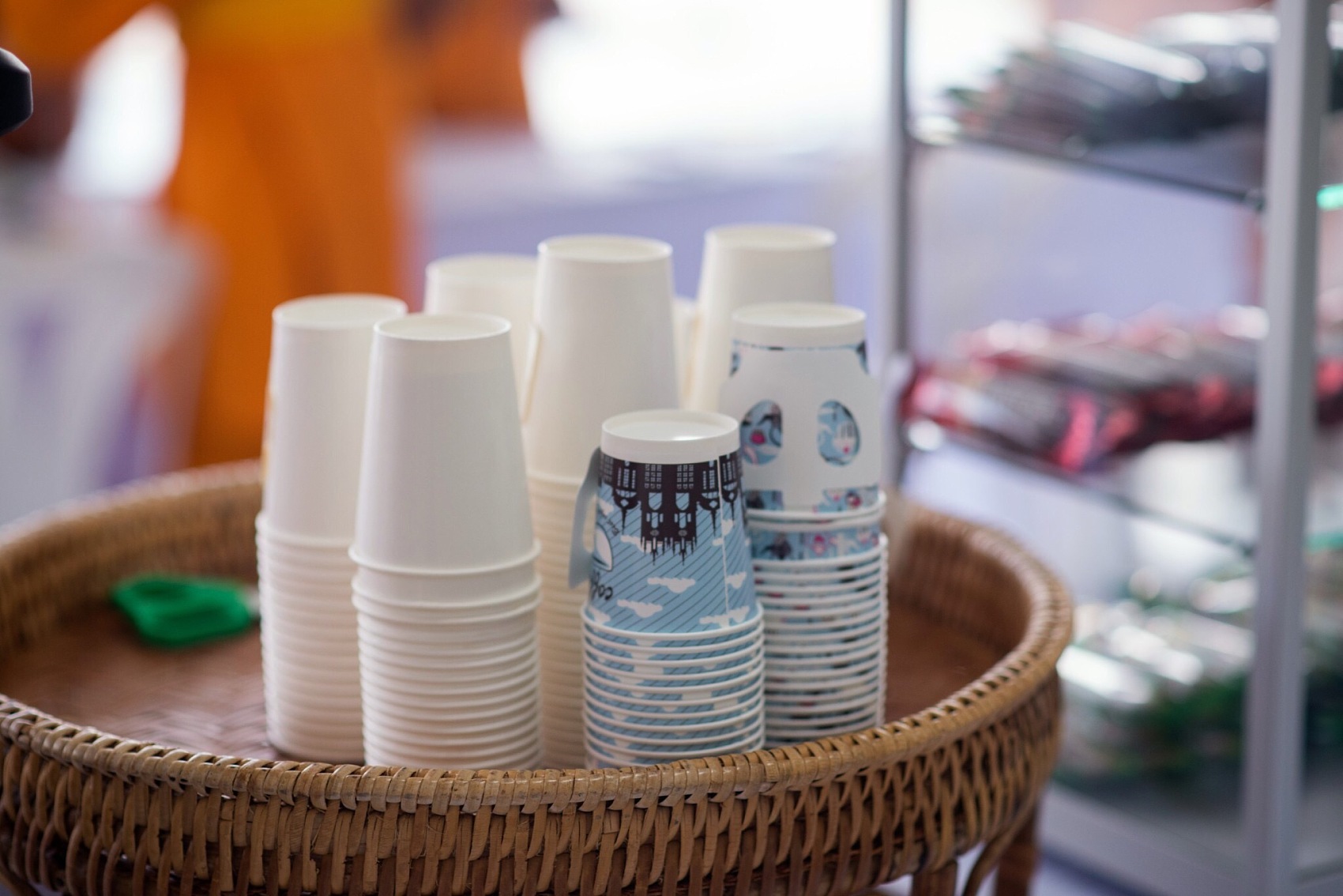 Factory Wholesale Custom Printed Disposable Degradable Coffee Cups Hot Drink Paper Cup Milk Tea Paper Cup with Lid