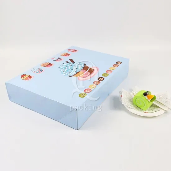 Unique Prevent Deformation Customized Cake Box for Creative Market