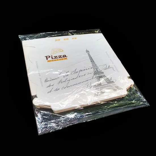 Wholesale Customized Degradable Food Grade Takeaway Disposable Printing Kraft Corrugated Cardboard Paper Pizza Packing Box