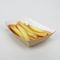 Biodegradable Disposable Boat Shaped Kraft Paper Fried Chicken Take out Box Take-out Boat Tray