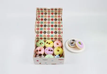 Easy to Stack Prevent Vibration Rectangle Paper Cake Box for Opening Ceremony