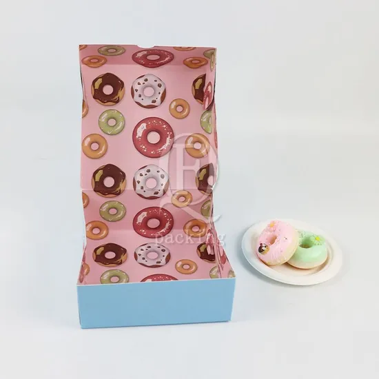 Environmentally Friendly Materials Printable Patterns Customized Kraft Paper Cake Box for Proposal