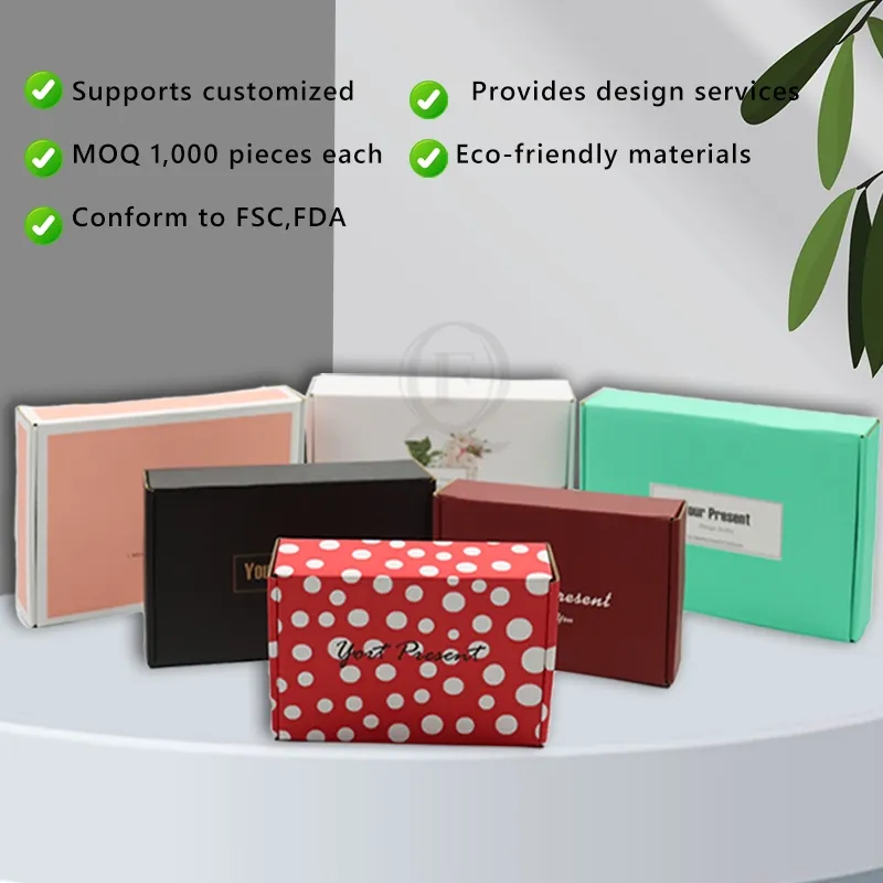 Wholesale Luxury Eco-Friendly Aircraft Packaging Customized Color Vegetable Fruit Paper Corrugated Printed Logo Shipping Gift Cardboard Box