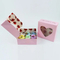 Custom Logo Size Food Paper Packaging Square Birthday Cake Box White Handle Clear Weddingtransparent Cake Box with Window