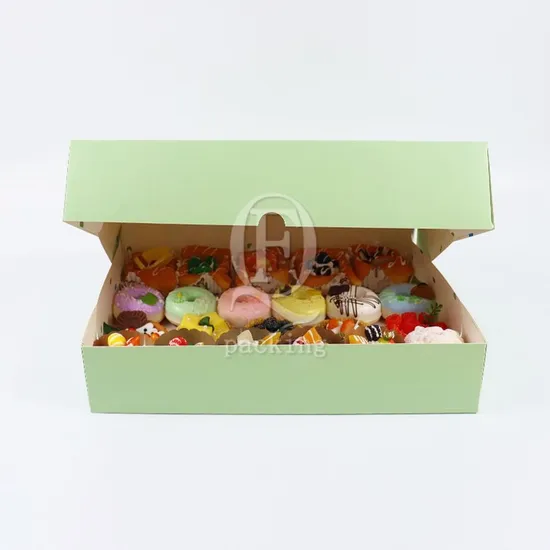 Easy to Assemble Customized Gift Cake Paper Box for Coffee Shop Takeaway