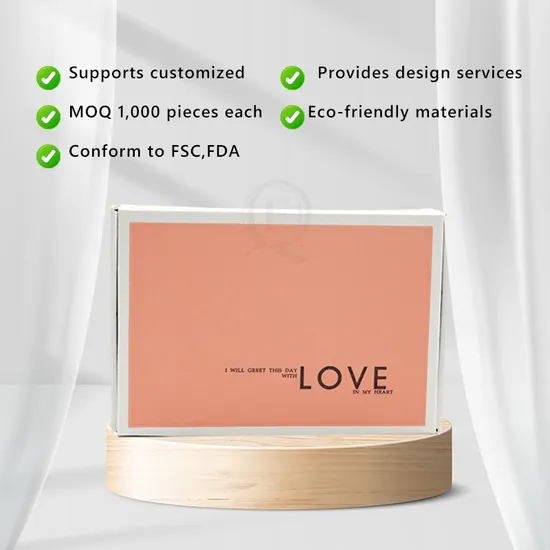 Luxury Multi-Color Eco-Friendly Aircraft Packaging Customized Logo Vegetable Fruit Paper Corrugated Printed Logo Shipping Gift Cardboard Box