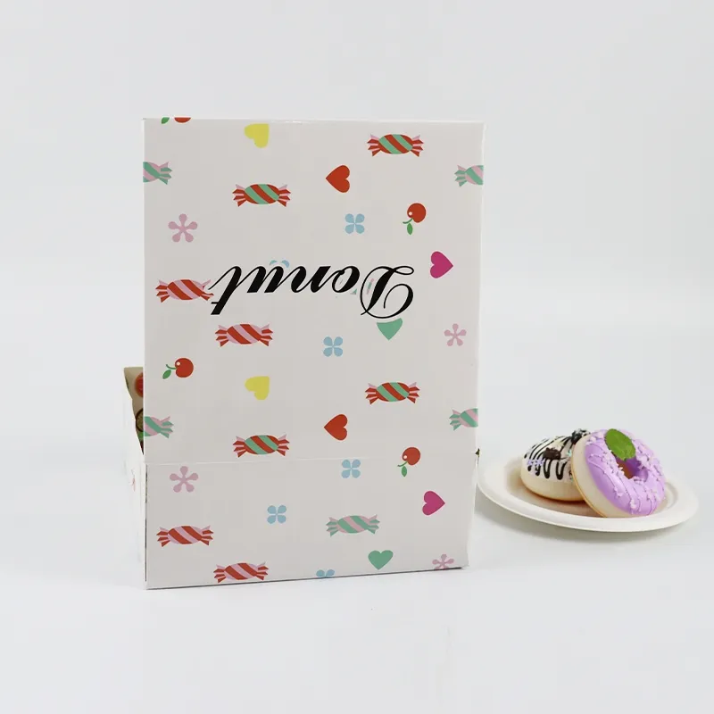 6inch Custom Eco Friendly Cake Box Packaging Folding Food Paper Box