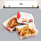Custom Takeaway Fried Chicken Box Fast Food Packaging Disposable French Fries Burger Paper Pop Corn Box