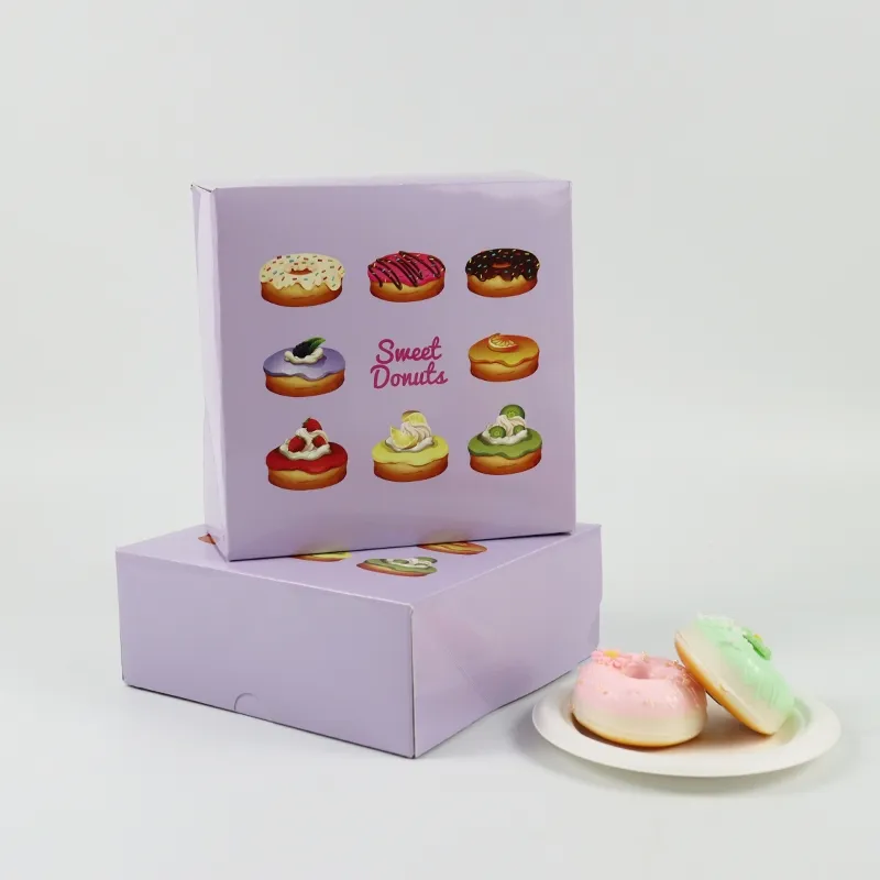 Cake Box Wholesale Disposable Bakery Boxes, Takeaway Cake Box with Window Custom Logo, High End Custompackaging Cake Box