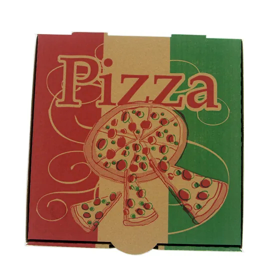 China Wholesale Custom Printed Good Quality All Size Color Kraft Paper Corrugated Food Pizzapackaging Box