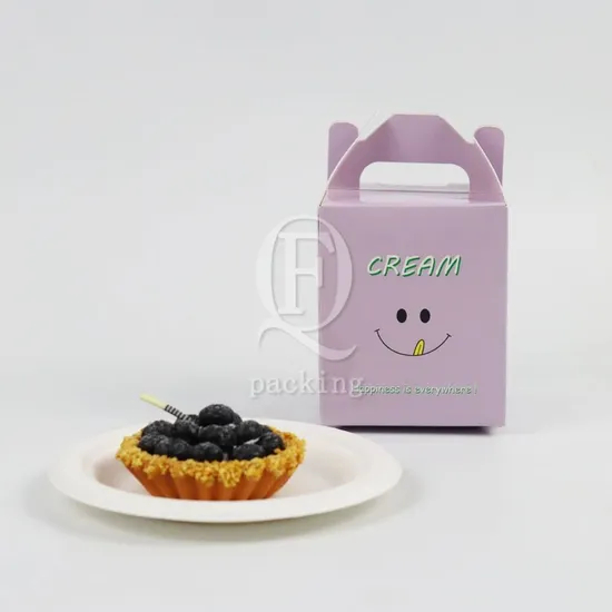 Factory Cheap Wholesale Custom Transparent Window Printed Logo Size Food Grade Doughnut Disposable Bakery Packaging Macaron Paper Cake Cardboard Box