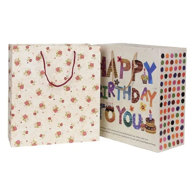 Custom Foldable Printing Creativity Design Logo Shopping Gift Packaging Paper Bag