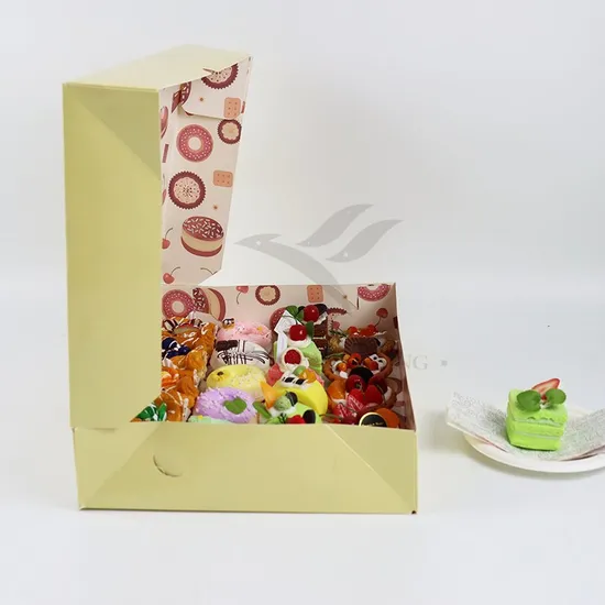 Custom Private Logo Cake Corrugated Cardboard Paper Packaging Box