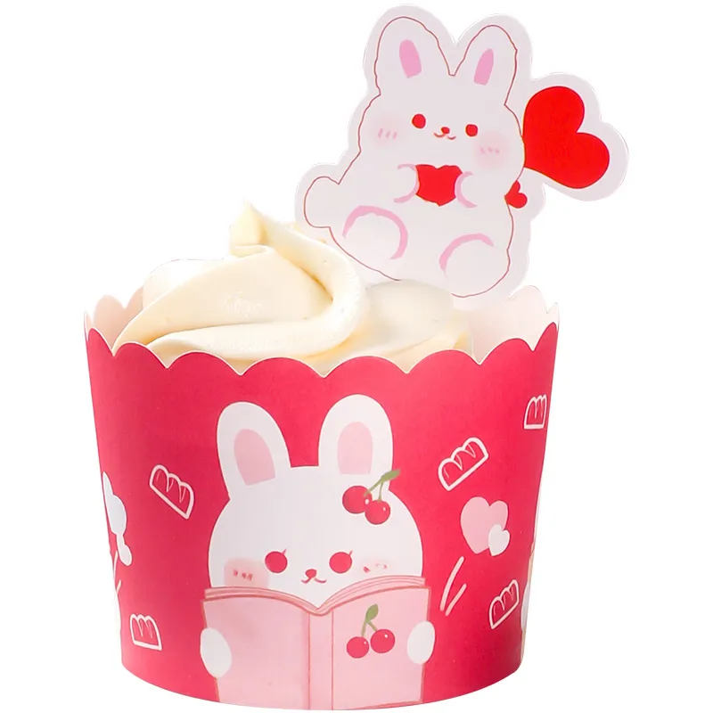 Competitive Price Factory Direct Customizable Paper Cake Box Baking Cups Muffin Baking Paper Cake Cup