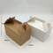Folding Window Drawer Packaging Kraft Paper Gift Box Tea Dessert Food Biscuit Cookies Bread Pizza Pie Cake Box