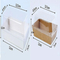 Wholesale Customized Printing Transparent Window Eco-Friendly Food Grade Cardboard Toast Wedge Container Paper Sandwich Sushi Cake Box