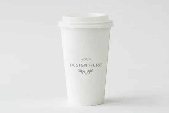 Wholesale Food Grade Eco-Friendly Disposable Custom Juice Plastic Storage Packaging Bubble Milk Tea Juice Plastic Cold Hot Drink Kraft White Card Paper Cup