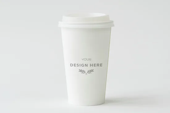 Wholesale Food Grade Eco-Friendly Disposable Custom Juice Plastic Storage Packaging Bubble Milk Tea Juice Plastic Cold Hot Drink Kraft White Card Paper Cup
