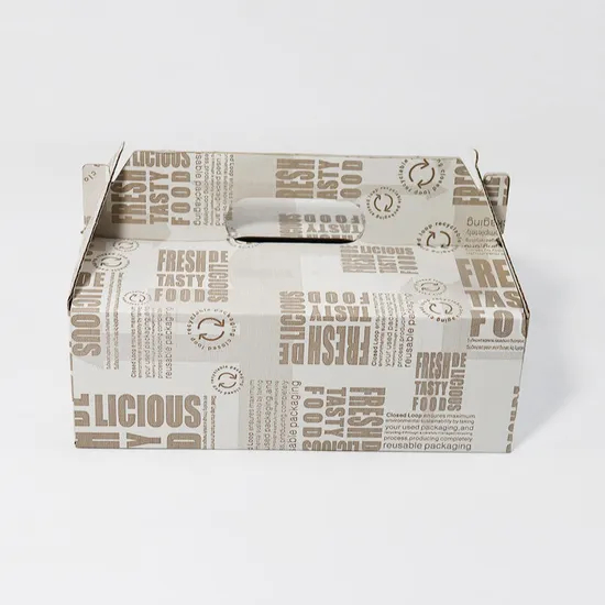 Wholesale Portable Food Grade Custom Logo Eco-Friendly High Quality Bakery Cake Snack Lunch Packing Lunch Pastries Donuts Cardboard Paper Food Boxes with Handle